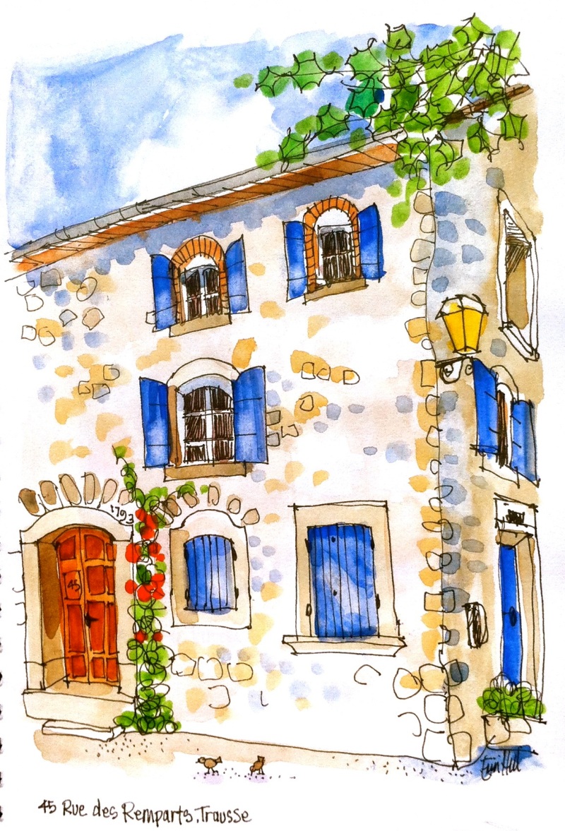 House on the Square, trausse, France
