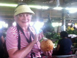 Jenny C, the coconut girl